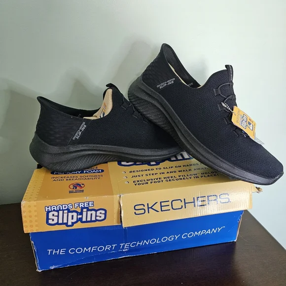 Mens Sketchers Ultra Flex 3.0 Right Way Black‎ Size 12 Wide